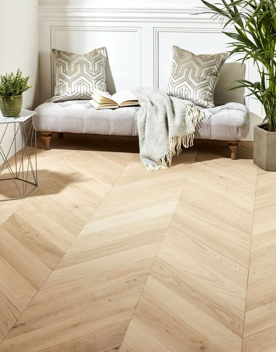 v shape design, chevron wooden flooring